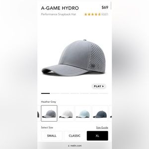 Melin A-game SnapBack hydro hat